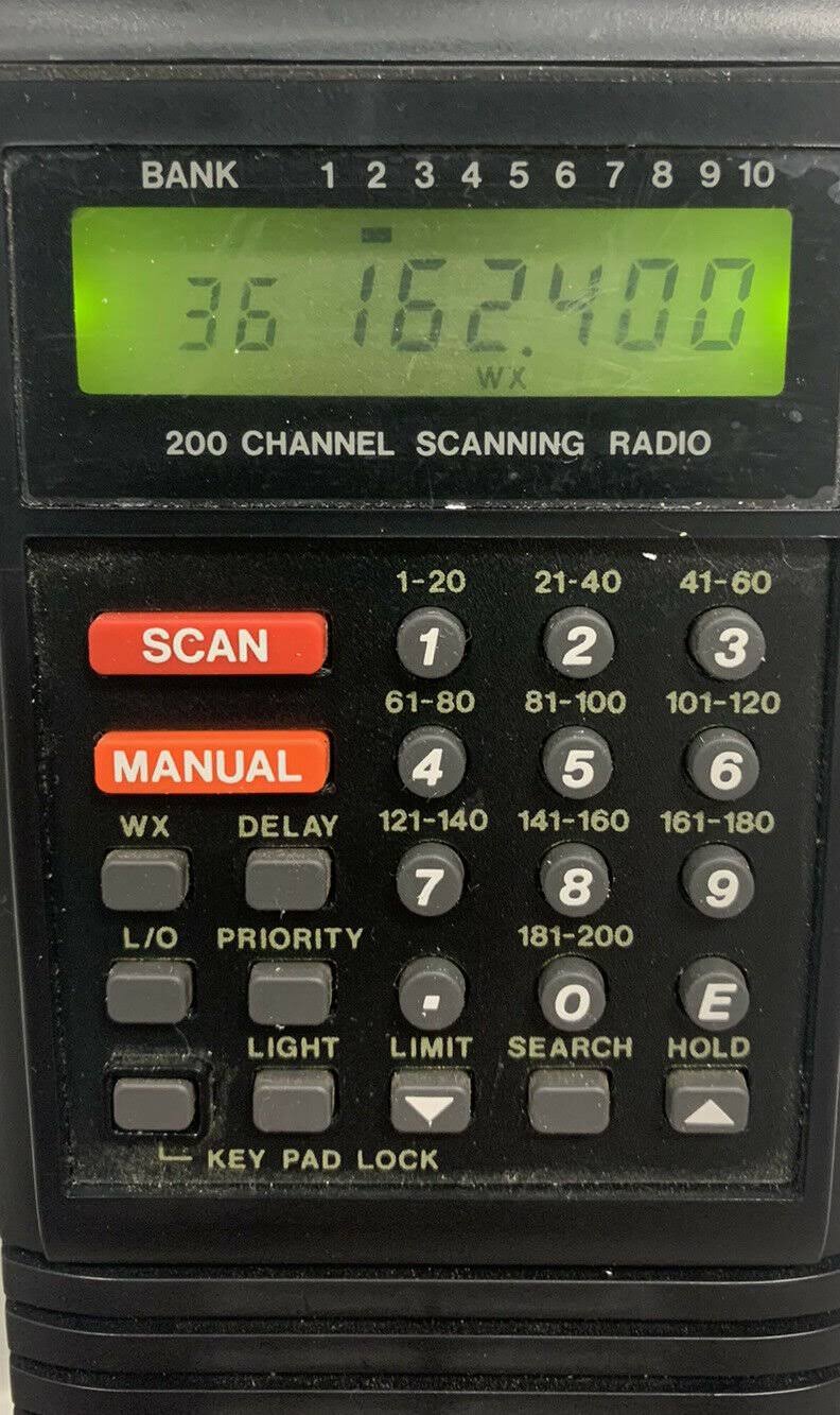 200 Channel Handheld Police Scanner I10888