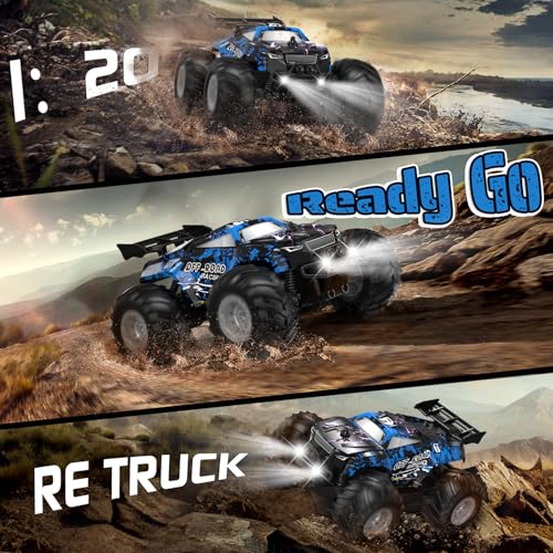 1:20 Rechargeable Remote Control Truck with LED V72303