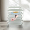 6-Layer Stackable Mesh Clothes Drying Rack Q978