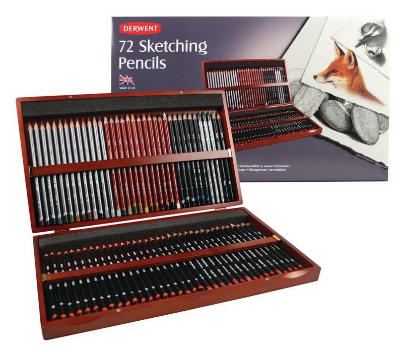 Wooden Box Set of 72 Sketching Pencil R10911