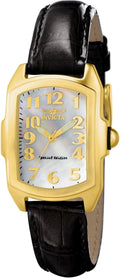 White Mother-Of-Pearl Dial Black Patent Leather Watch E6204