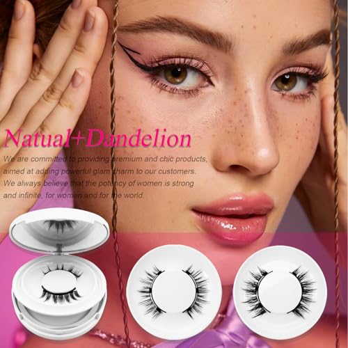 Magnetic Eyelashes with Applicator, Reusable Glue-Free Eyelashes Kit W7548