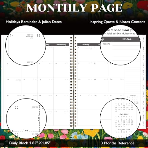 2 Year Monthly Planner 8.5'' x 11'' with Tabs U507587