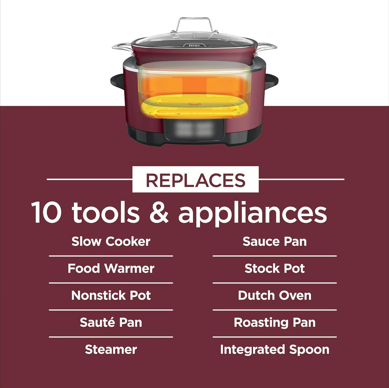 Cherry Red 8.5qt Multi-Cooker J854645