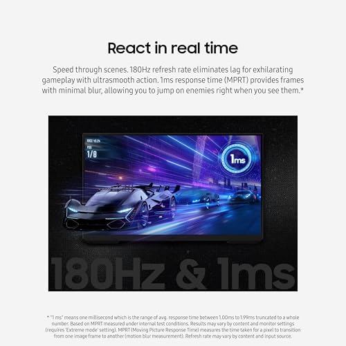 27-Inch FHD Gaming Monitor, 180Hz, 1ms, Adjustable Stand B531