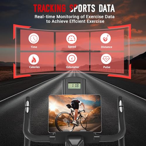 Indoor Cycling Bike with 330lbs Weight Capacity Y177