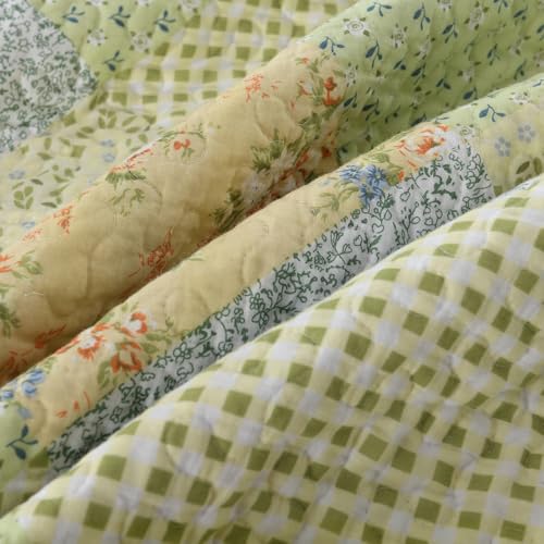 King Size 100% Cotton Quilt Set, 3 Pieces X35249