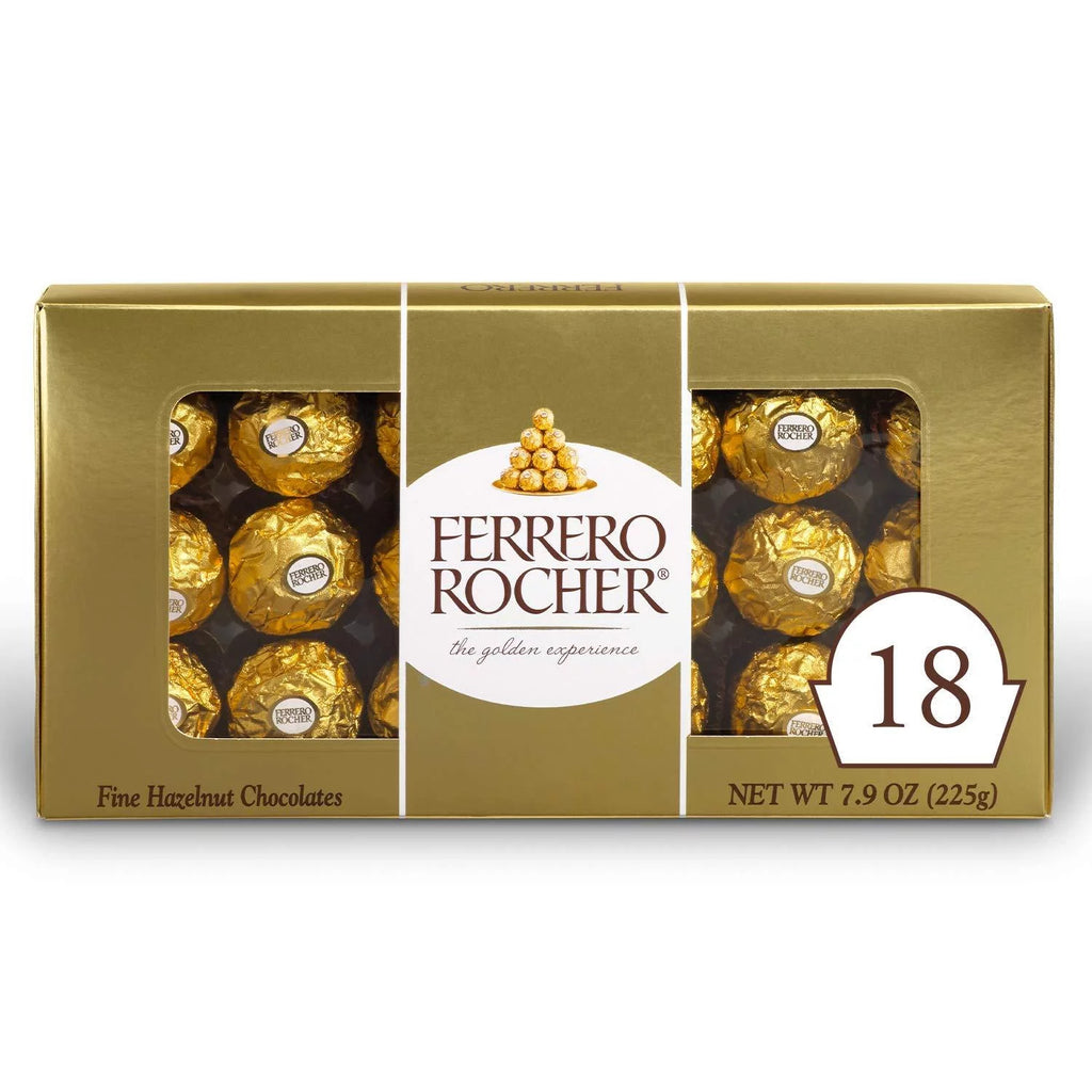 18 Count 7.9 oz Hazelnut Milk Chocolate Gift Box S958