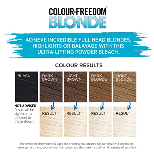 Hair Bleach Kit with Tint Bowl, Brush, Gloves & Cap J923580