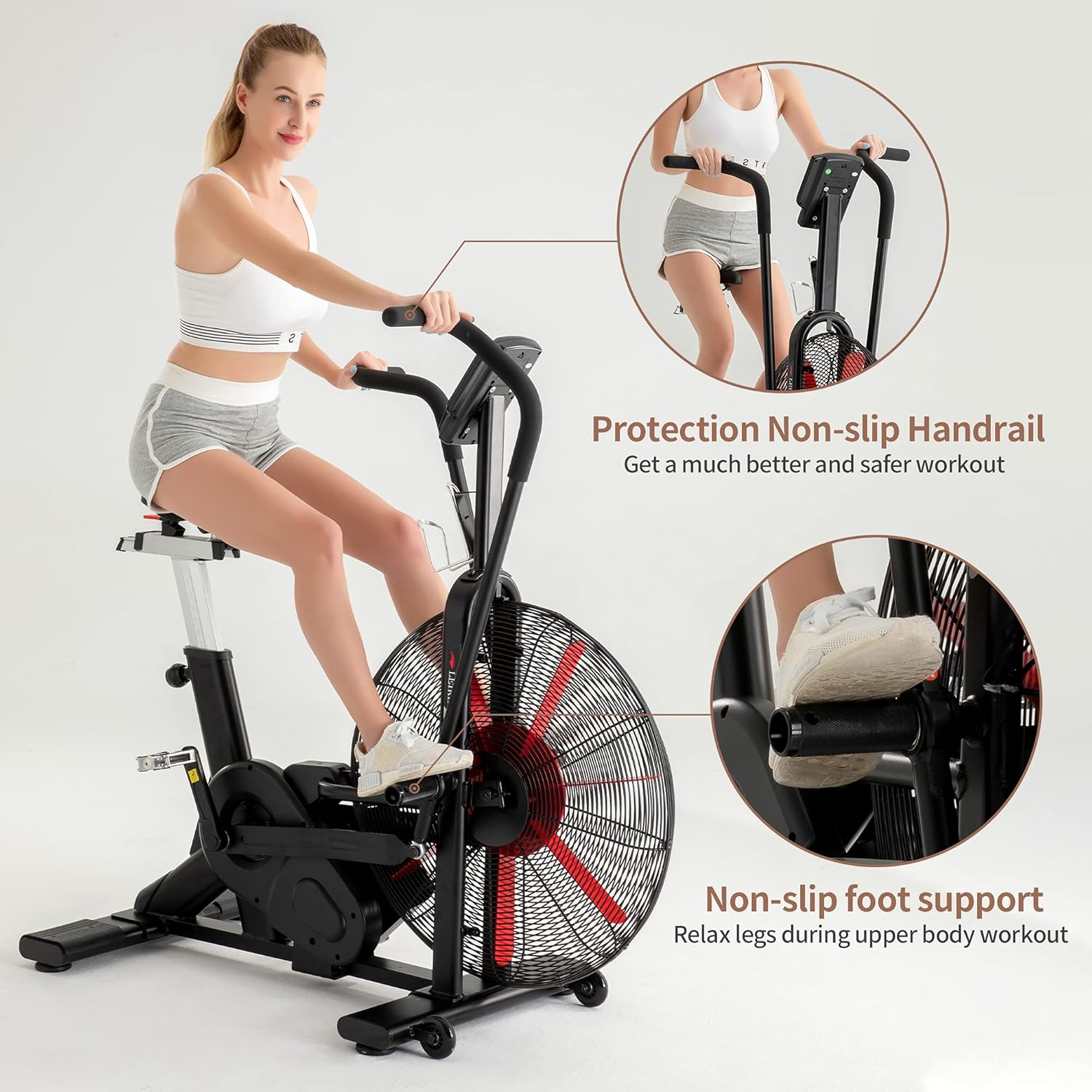 Indoor Cycling Stationary Bicycle with Air Resistance Y644