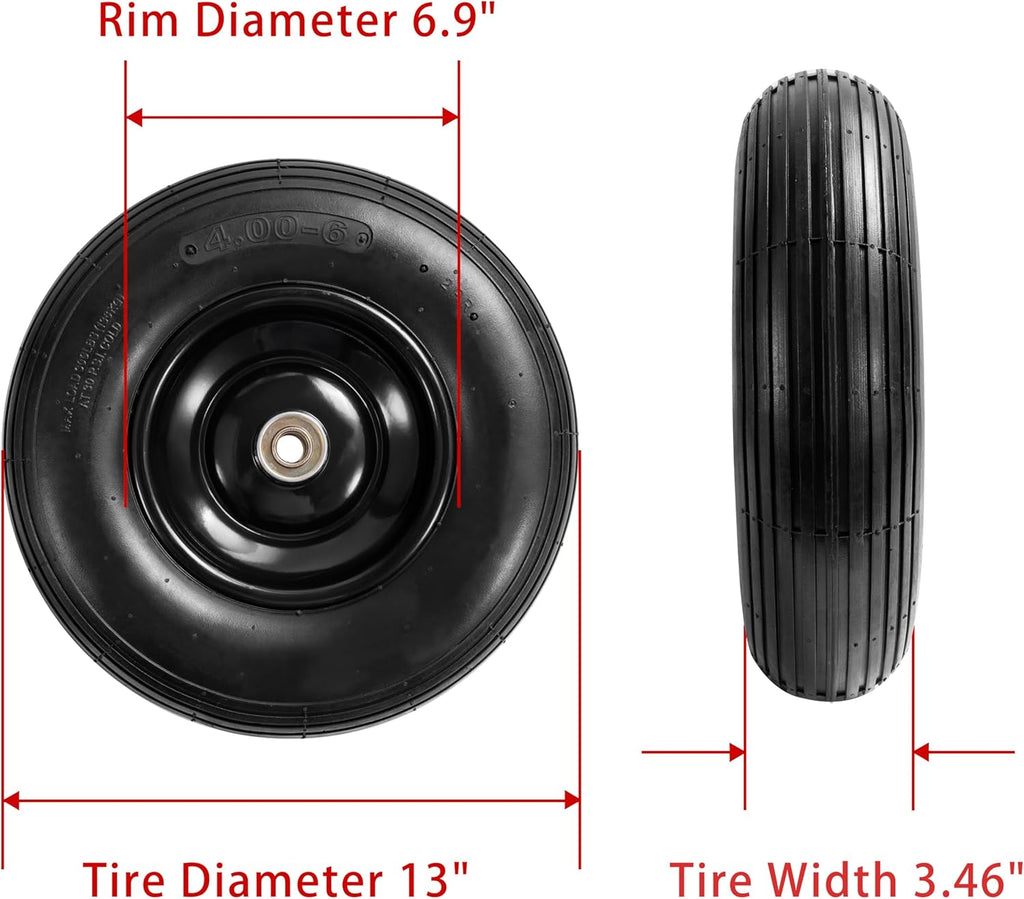 4.00-6 Tire and Wheel 2 Pack B28284