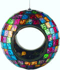 Mosaic Glass Hanging Bird Feeder M802