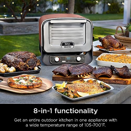 Terracotta Red 8-in-1 Outdoor Pizza Oven K3867
