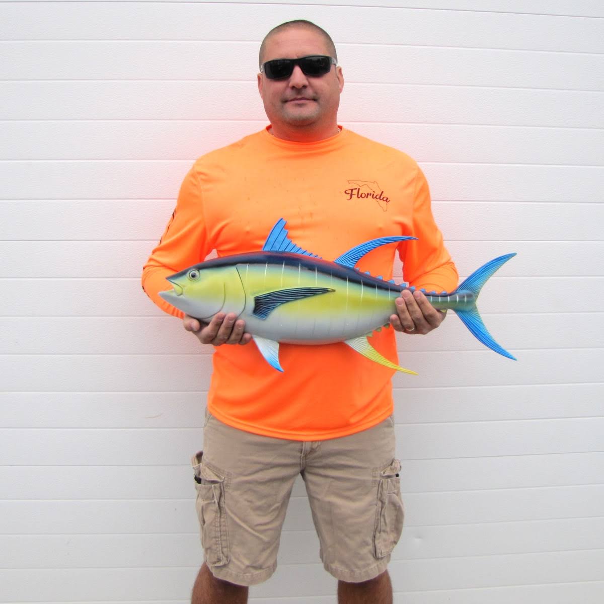 Bluefin Tuna Saltwater Fish Wall Mount Hand Painted Plaque Trophy Taxidermy L13466