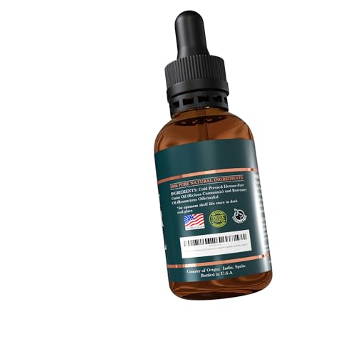 Rosemary Oil for Hair Growth (2oz) with Cold Pressed Castor Oil Y734