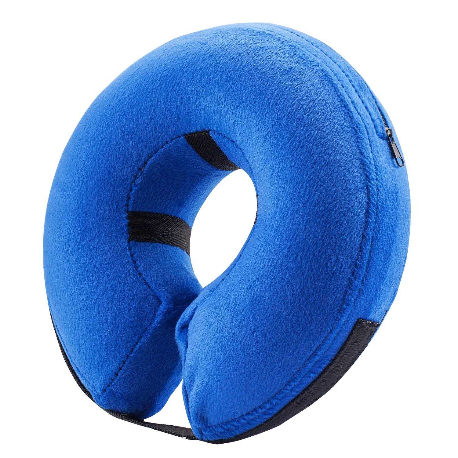 Protective Inflatable Collar for Dogs and Cats Soft Pet Recovery Collar O218
