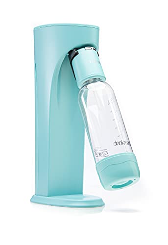 Arctic Blue Sparkling Water and Soda Maker with Two 60L CO2 Cylinders and Carbonation Bottle E346