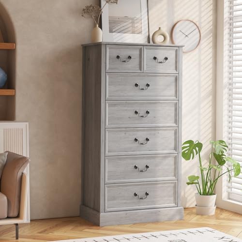 7 Drawers Wood Dresser Chest of Drawers T920062