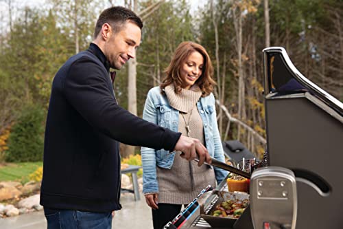 Stainless Steel Propane Gas Grill with Side and Rear Burners K69917