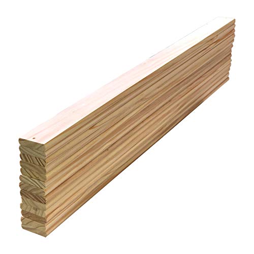 Twin Solid Pine Wood Bed Slats 40 in Pack of 13 E74065