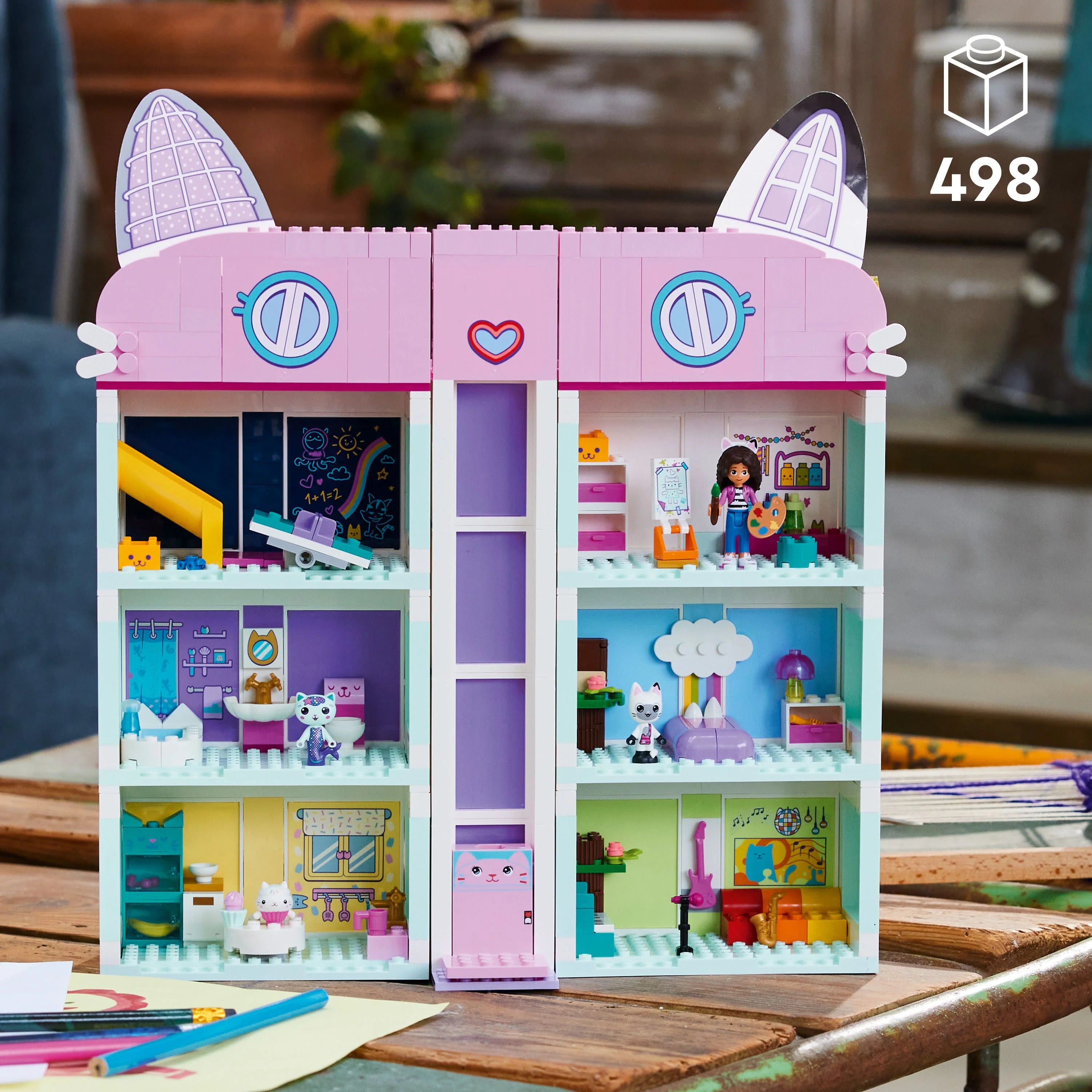 8-Room Building Toy Set Z2622