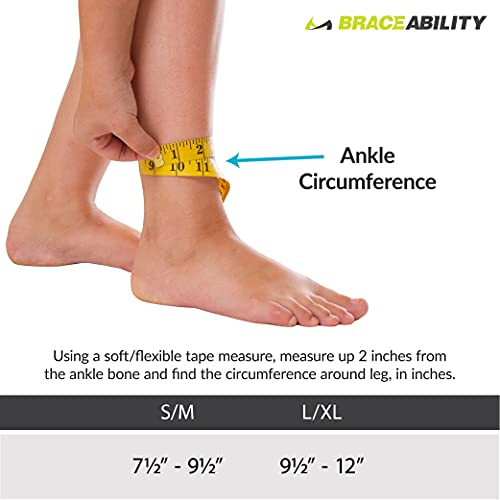 Adjustable Soft Ankle Foot Orthosis Drop Foot Brace (S/M) H6991
