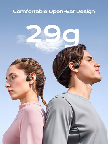 Bone Conduction Bluetooth 5.3 Headphones with Mic, IPX7 Waterproof F99133