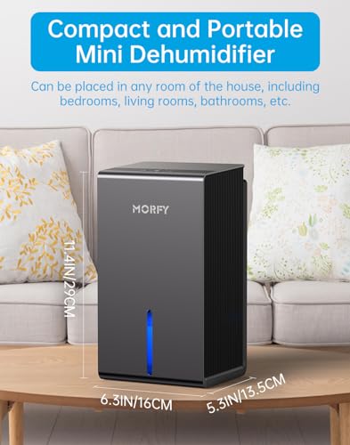 Compact Quiet Dehumidifier with Auto Shut Off H940915