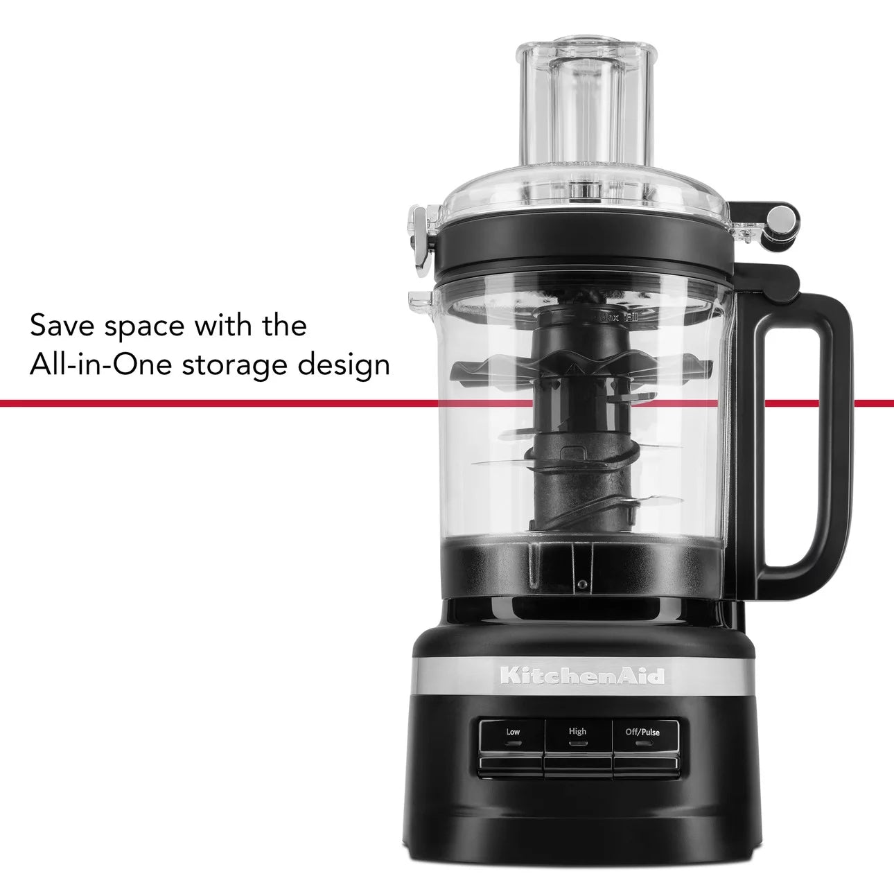 Black Matte 9 Cup Food Processor Z150479