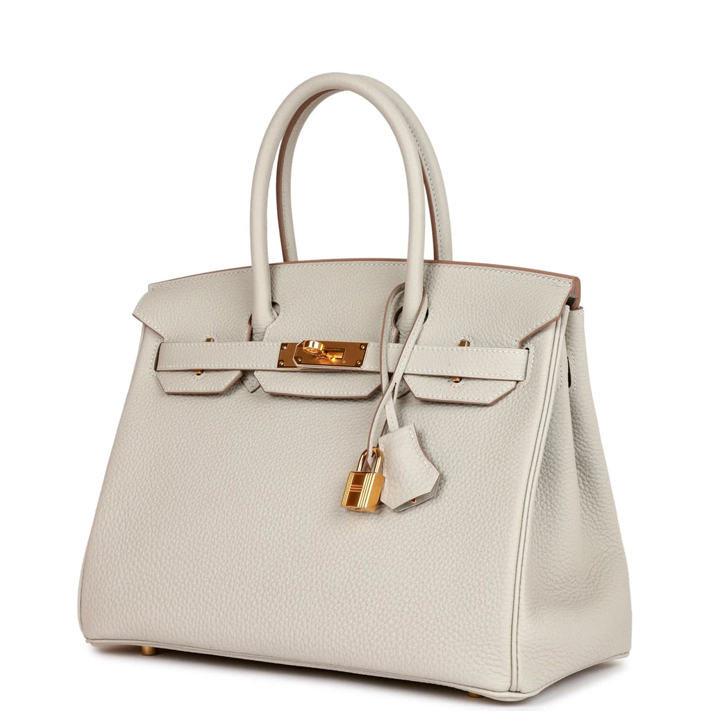 Gris Perle Togo Gold Hardware Birkin 30 F62452