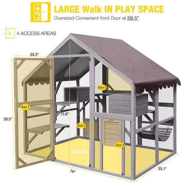Outdoor Cat Run M378109