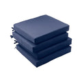 Outdoor Chair Cushions Set of 4, Waterproof Memory Foam Grey Z810304