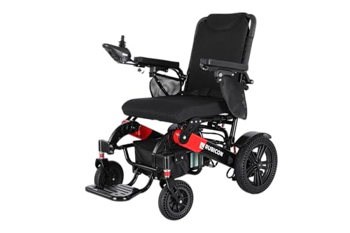 Puncture-Free Wheels Electric Wheelchair with 25 Miles Range, 600W Motors, Dual 12AH Lithium Batteries F90337