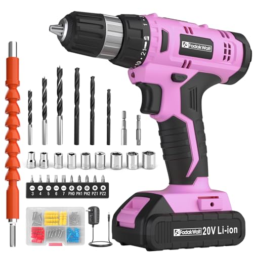 20V Cordless Electric Drill Set with Battery and Charger X1748