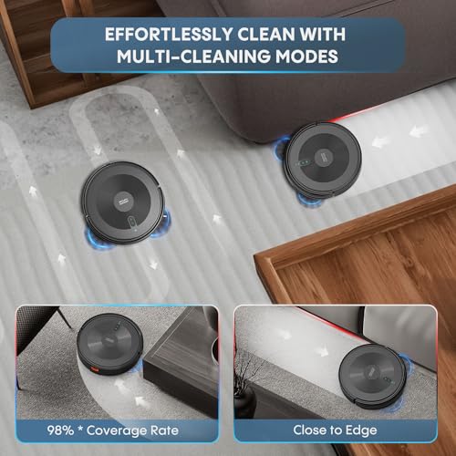 Slim Robot Vacuum and Mop Combo with 120 Mins Runtime C3926