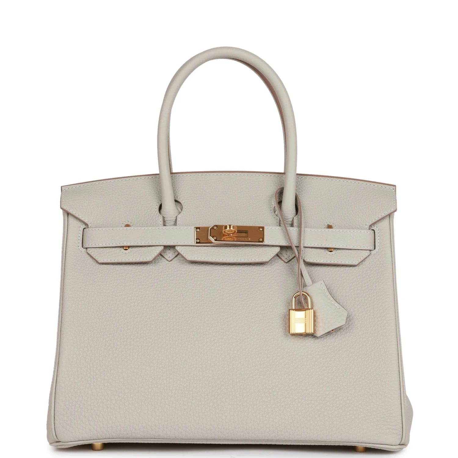 Gris Perle Togo Gold Hardware Birkin 30 F62452