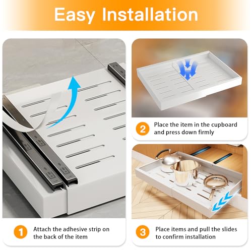 2 Pack Expandable Sliding Pull Out Cabinet Organizer Y4028