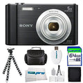 Black Digital Camera with 64GB Accessory Bundle H35907