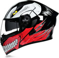 Full Face Flip Up Modular Dual Visor Motorcycle Helmet M6128