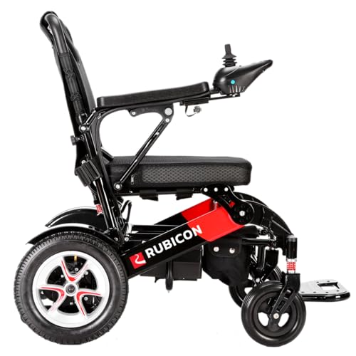 Puncture-Free Wheels Electric Wheelchair with 25 Miles Range, 600W Motors, Dual 12AH Lithium Batteries F90337