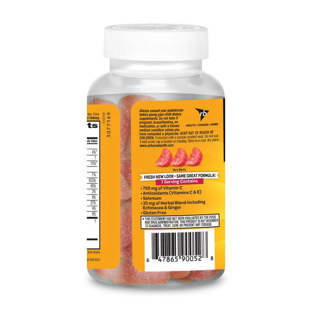 42 count Mixed Berry Gummies with Vitamin C and Minerals W131090