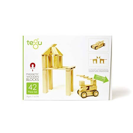 42 Piece Tegu Magnetic Wooden Block Set B59011