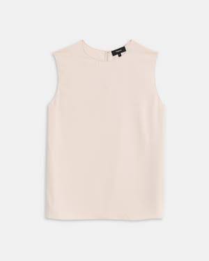 Pink Sleeveless Silk Stretch Top V62665