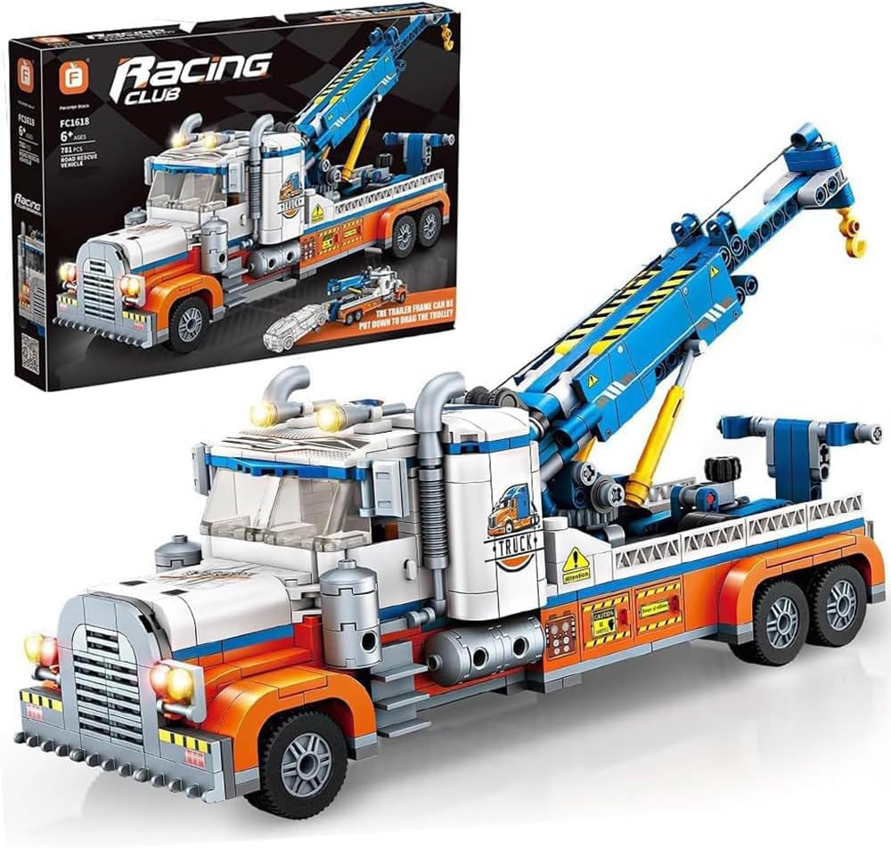 781 Pcs City Tow Truck Building Block Set X63686