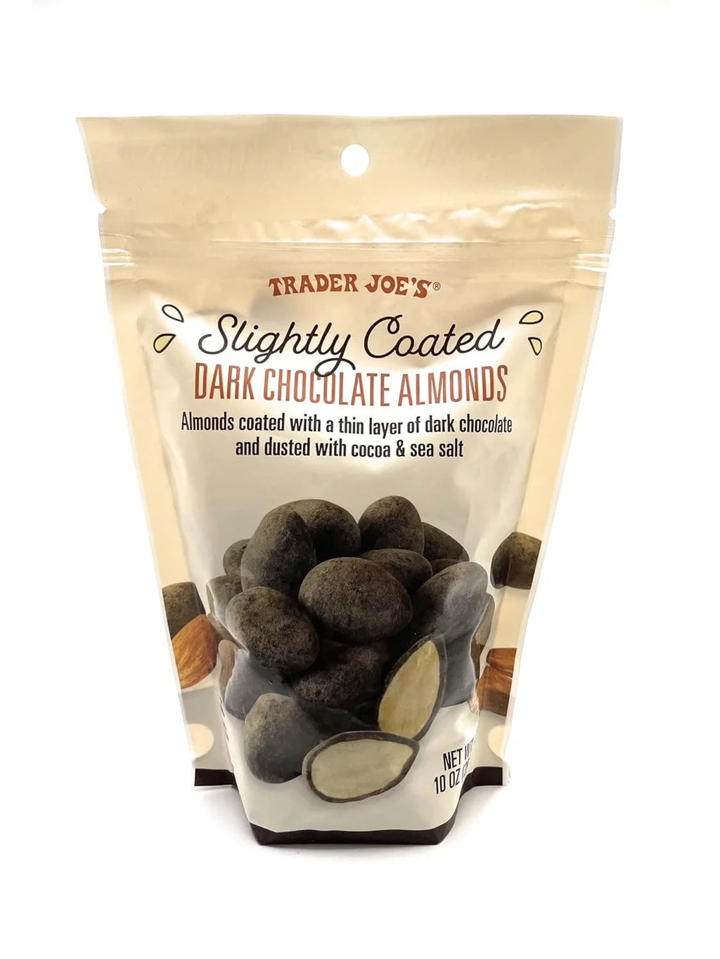 Dark Chocolate Almonds with Cocoa & Sea Salt 10 Oz A495482