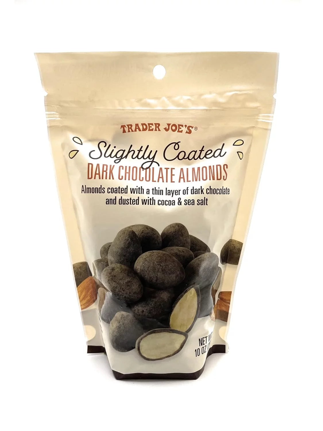 Dark Chocolate Almonds with Cocoa & Sea Salt 10 Oz A495482