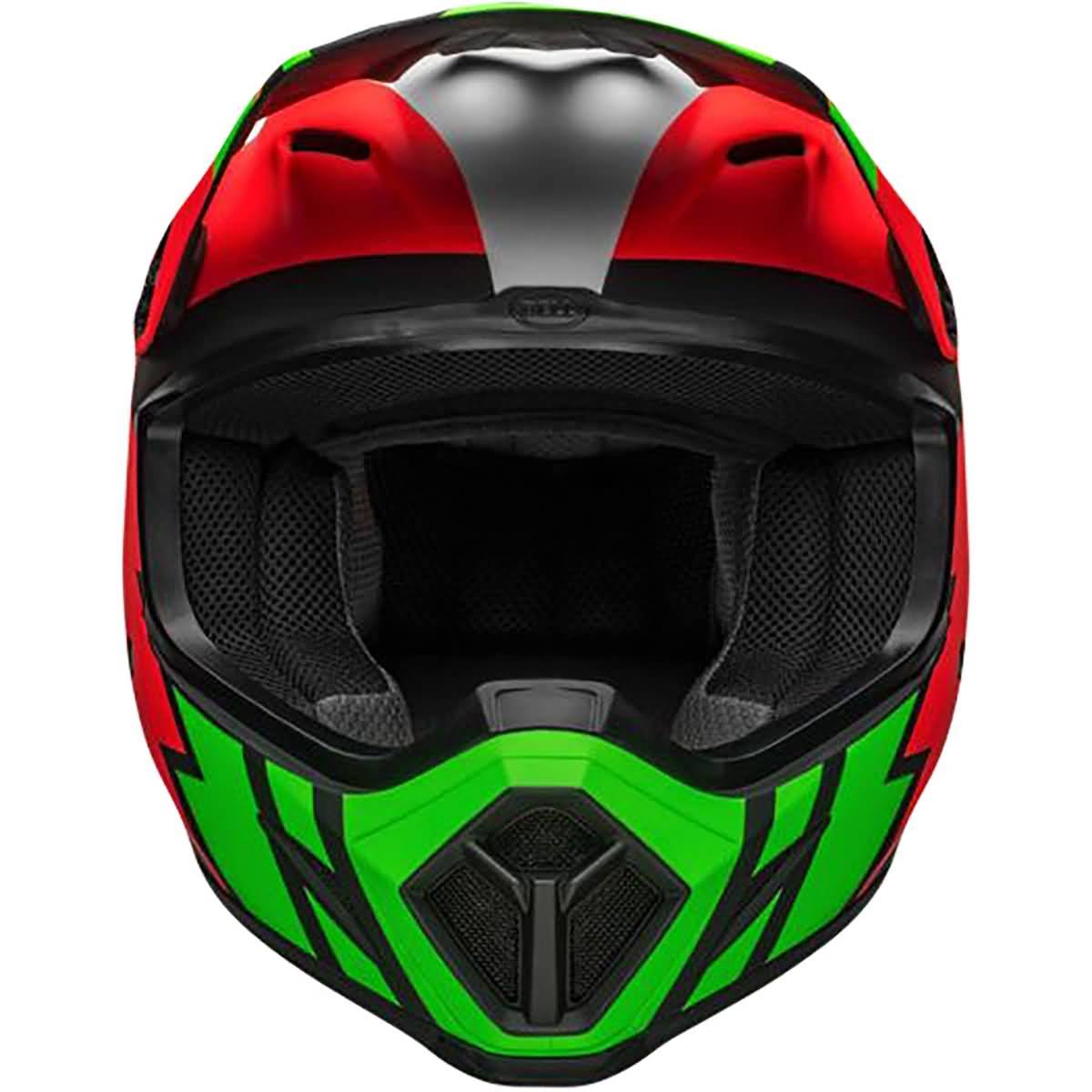 Bell MX-9 MIPS Strike Helmet Infrared/Green/Black M F5905