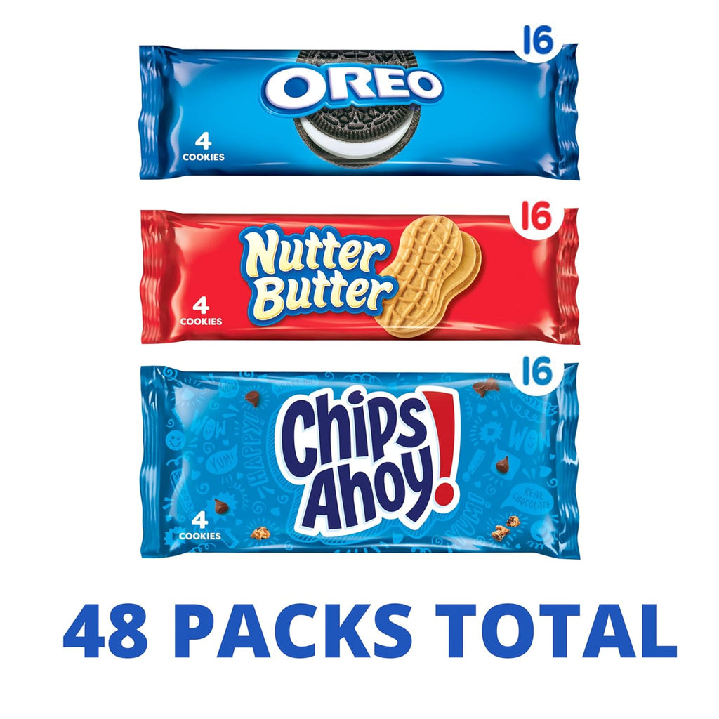 48 Snack Packs Cookies Variety Pack E327