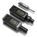 UHF Wireless XLR Transmitter and Receiver with Dual Antennas, Plug-on Wireless Mic Adapter P954737