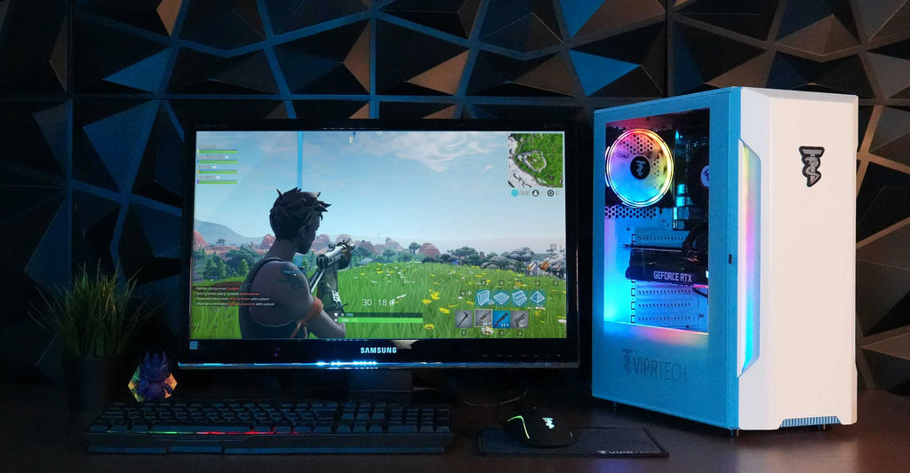 White AMD Ryzen 5 2600 NVIDIA RTX 3060 12GB 32GB DDR4 3200 RAM 1TB NVMe SSD Windows 11 Pro Gaming PC P196